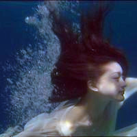 深海水中唯美女生头像,我的无奈只能在水中发泄出来了