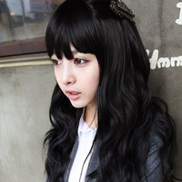 韩系时尚个性长发性感女生好看的女生头像侧脸图片大全