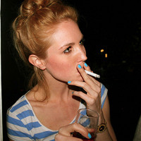 欧美非主流超拽女生叼烟霸气头像图片,抽烟的样子是不是很个性
