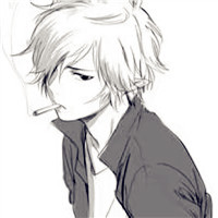 动漫图片男生帅气冷酷抽烟的头像图片大全
