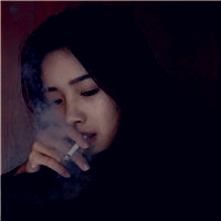 qq头像女生抽烟社会人，女生夹烟好看手势图片