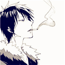 有了心事的男人爱上抽烟 男生吸烟卡通头像图片