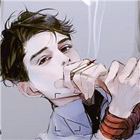 抽烟动漫男头 动漫二次元烟瘾少年头像图片