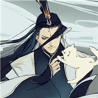 表情严肃古风男头动漫，动漫男头古风长发图片