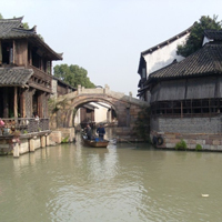 小桥流水、古镇小城_江南水乡风景唯美个性QQ头像图片