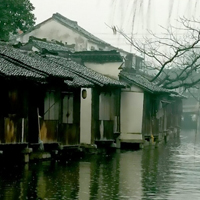 小桥流水、古镇小城_江南水乡风景唯美个性QQ头像图片