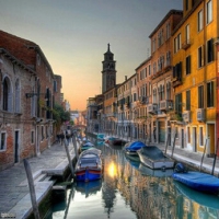 唯美风景威尼斯水城个性头像图片,因水而美，因水而兴的美誉