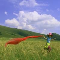 乌兰布统草原风景头像图片,迷人的欧式草原风光,蓝天白云太美丽了