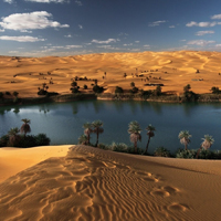 唯美风景撒哈拉沙漠图片头像,世界最大的沙质荒漠