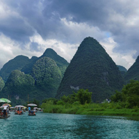 桂林山水风景图片头像,桂林山水甲天下