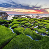 海边风景头像,舒适的海天度假村唯美图片