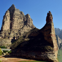 炳灵寺石林风景图片,适合微信的风景头像