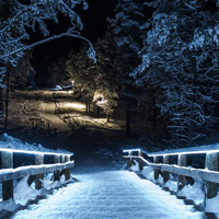 迷人冬季雪景风光最美丽的图片头像分享