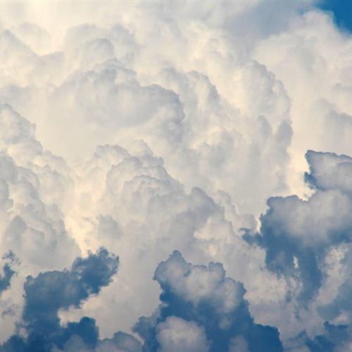最美蓝天白云风景，适合做头像的云朵图片