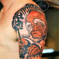 男生霸气纹身头像,黑社会纹身图案大全图片