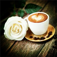 适合情侣用的头像,心形咖啡,一杯咖啡的爱情