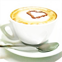 适合情侣用的头像,心形咖啡,一杯咖啡的爱情