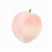现在是吃桃子的季节 水果桃子头像可爱