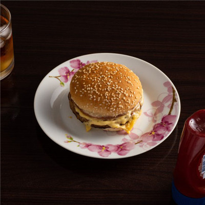 吃货微信头像，美味诱人的汉堡包图片
