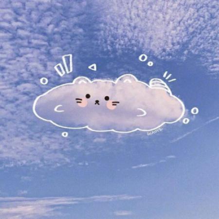 可爱云朵头像，好看的可爱云朵头像图片