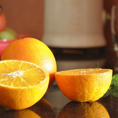 橙子微信头像 切开的橙子适合做头像的水果图片