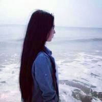 海边唯美长发女生头像,我最爱的大海,假日的去处