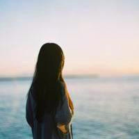 海边唯美长发女生头像,我最爱的大海,假日的去处