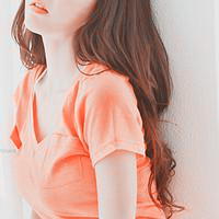 最新韩系妖娆阿宝色系女生头像不带字,红色调+蓝色系,都是漂亮的女人
