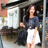 简约的短发很爱美,潮流时尚的_韩国女生头像