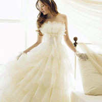 穿上婚纱做最美的新婚唯美婚纱头像,白色的是最美的