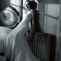 女生婚纱控头像,穿洁白的婚纱做世界最美的新娘