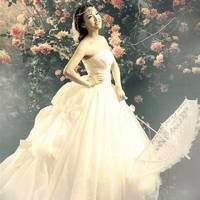 唯美婚纱女生头像,一辈子穿上漂亮的婚纱是最幸福的