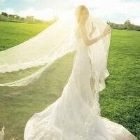 穿婚纱的女生头像,白色婚纱美女图片大全