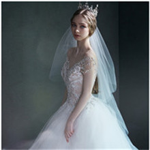 qq唯美婚纱头像 白色的婚纱最美丽的新娘图片