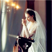 今天是最美的新娘－社会的女生穿婚纱头像