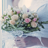 漂亮的婚礼捧花头像图片，新娘经历幸福时刻的重要见证!