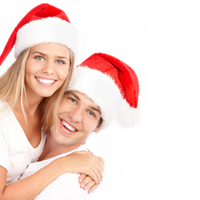 有关圣诞节的情侣头像图片,我们要过一个最幸福的圣诞节