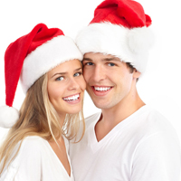 有关圣诞节的情侣头像图片,我们要过一个最幸福的圣诞节