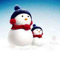 圣诞节雪人头像,圣诞节头像图片,冰天雪地堆个雪人