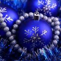 蓝色的圣诞节唯美头像,让蓝色带走你的冷漠
