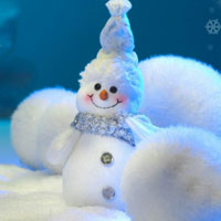 圣诞节雪人头像图片,愿你在平安夜里开心