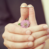 适合情侣的QQ头像图片,唯美幸福戒指成双成对的