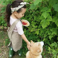 小萝莉与柴犬的QQ头像图片,适合陪伴小孩子的狗狗