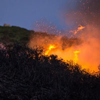 火山爆发的图片，微信个性头像