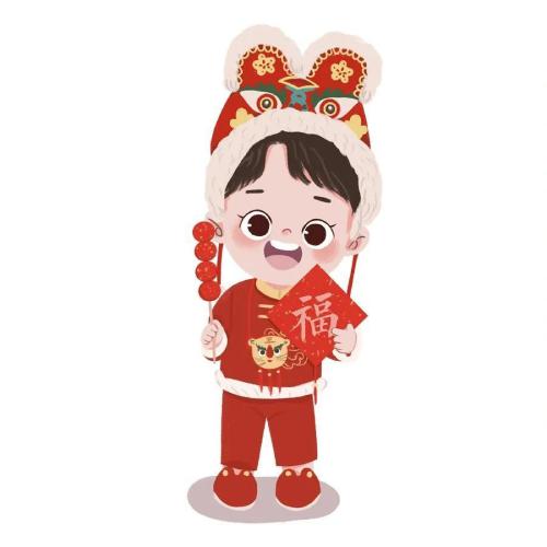 2022年虎年春节情侣头像，可爱卡通虎虎生威