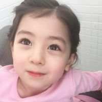 五岁韩美小混血Ellie萝莉头像,大大的眼睛太可人了