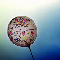 唯美气球头像图片,让它们带上我的祝福越飞越高