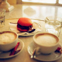复古唯美LOMO头像,下午茶咖啡厅意境美景制作的