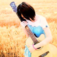 女生弹吉他头像,弹吉他的女生头像图片大全