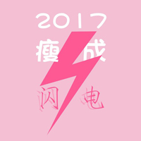2017正能量励志文字头像,2017瘦成闪电